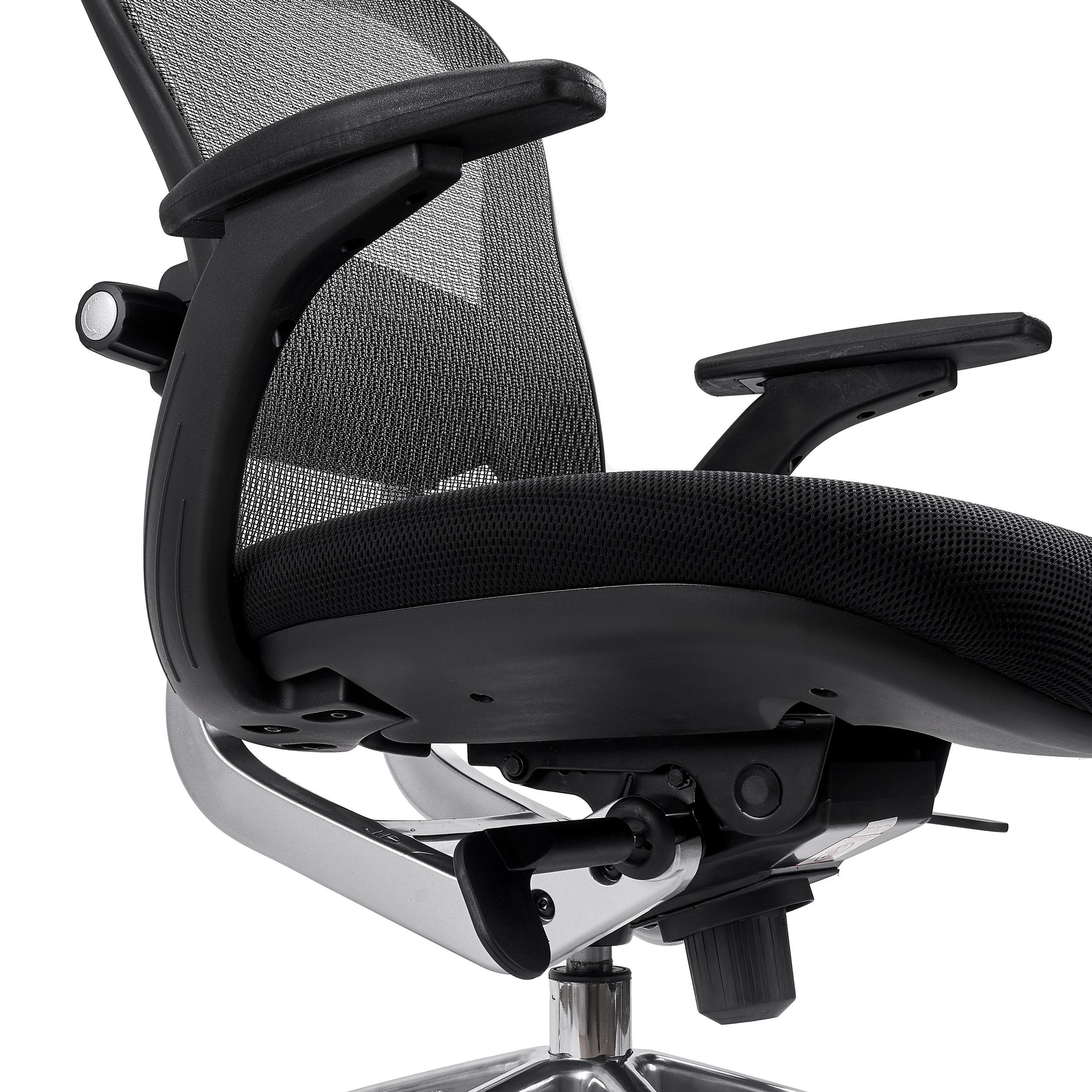 Silla Ergonómica ROYAL, Uso 8 horas, Avanzado Soporte Lumbar, Exclusivo Diseño, Negro