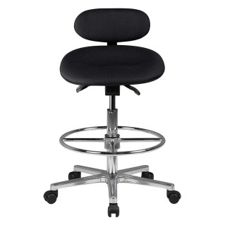 Taburete de trabajo FALAK en negro 2