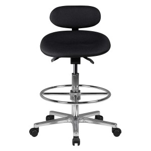 Taburete de trabajo FALAK en negro