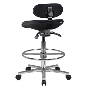 Taburete de trabajo FALAK en negro
