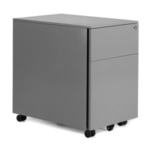 Archivador con Ruedas SEREN, 2 Cajones, color Gris