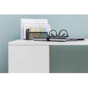 Mesa de ordenador YASMIN en madera color blanco