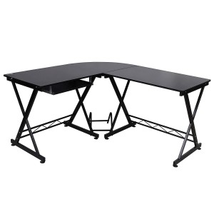 Mesa de Ordenador EASY LINE color Negro