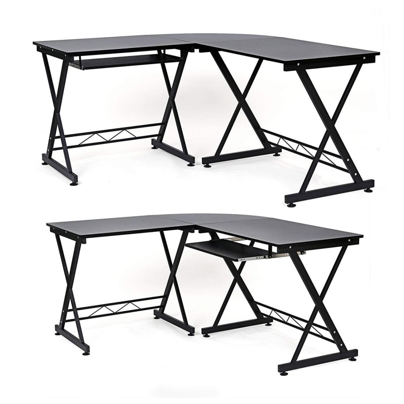 Mesa de Ordenador EASY LINE color Negro