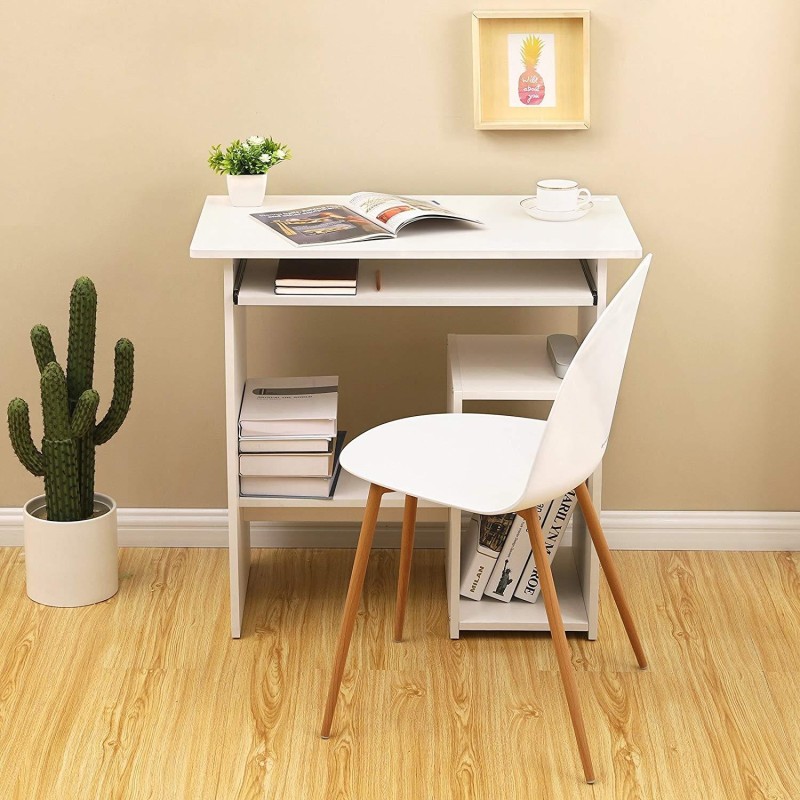 Mesa para Ordenador ORNELA en Madera color Blanco