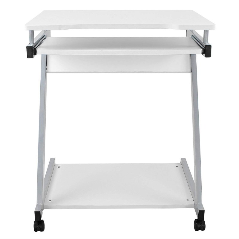 Mesa para Ordenador con Ruedas MANE en Madera color Negro