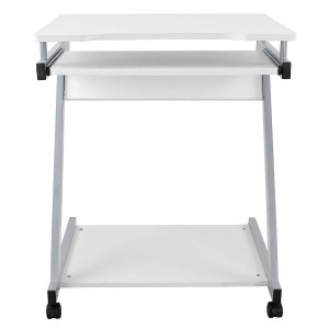 Mesa para Ordenador con Ruedas MANE en Madera color Negro