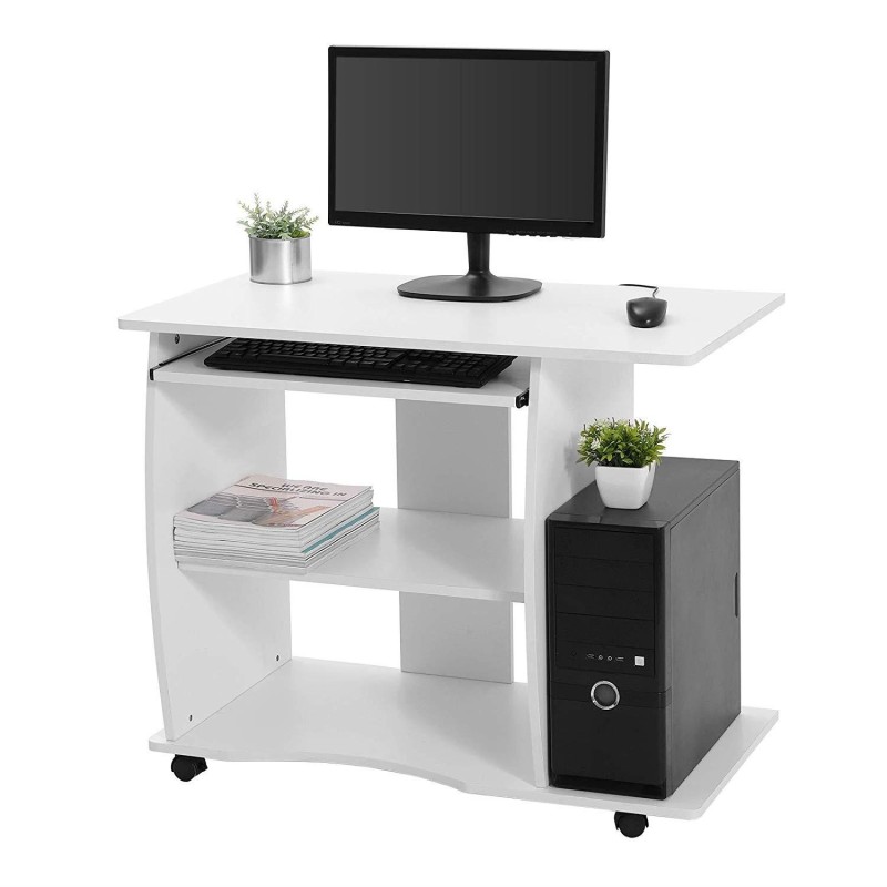 Mesa para Ordenador DAMIAN en Madera color Negro