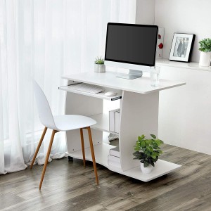 Mesa para Ordenador DAMIAN en Madera color Negro