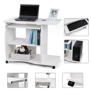 Mesa para Ordenador DAMIAN en Madera color Negro