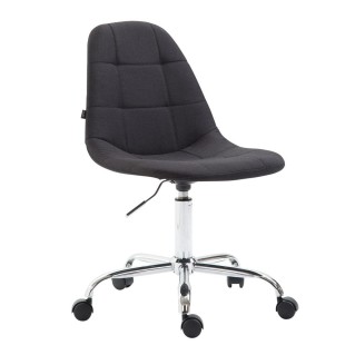 Silla de Oficina DANIL TELA en Piel color negro