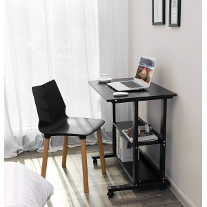 Mesa para Ordenador JOEL en Metal y Madera color Negro