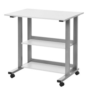 Mesa para Ordenador JOEL en Metal y Madera color Negro