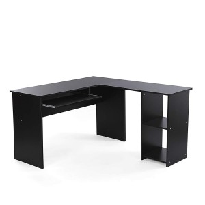 Mesa para Ordenador CLOE en madera color negro