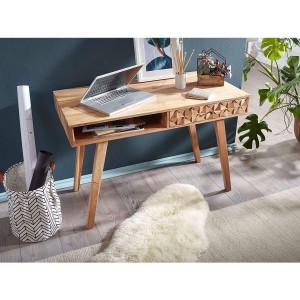 Escritorio AMINA Hecho a Mano con Madera de Acacia