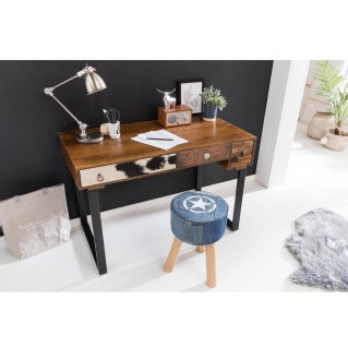 Escritorio ALMU, Patas Metálicas, Madera de Mango 2