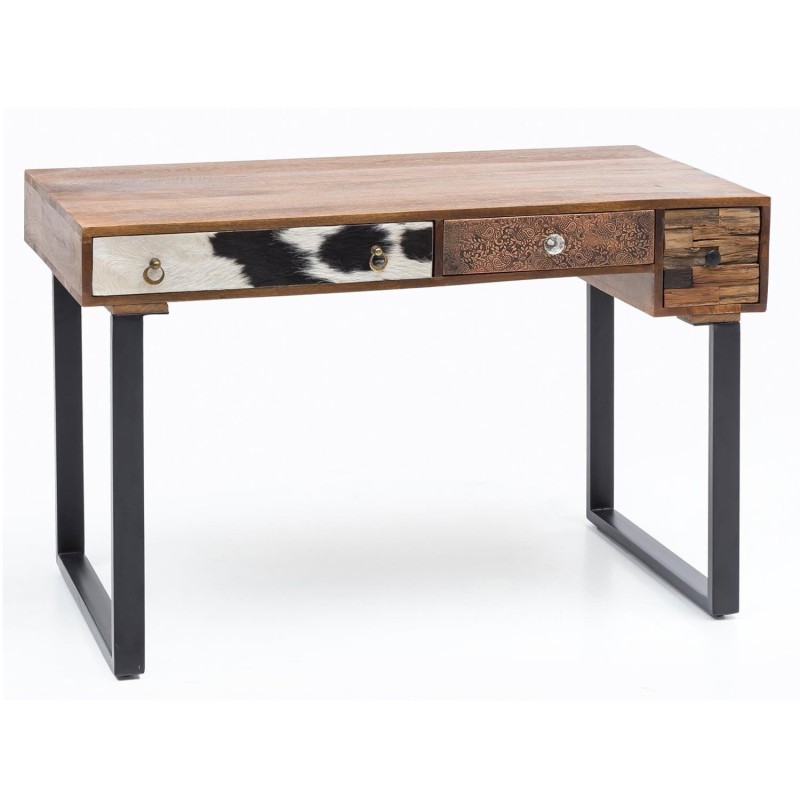 Escritorio ALMU, Patas Metálicas, Madera de Mango