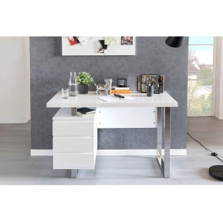 Mesa para Ordenador HANA en Madera color Blanco 2