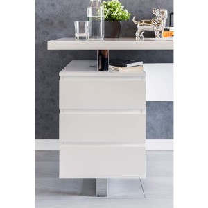 Mesa para Ordenador HANA en Madera color Blanco