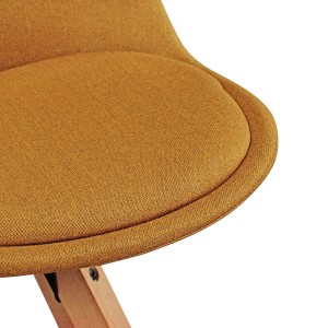 Lote de 2 Sillas de Confidente KARIMA en color Amarillo