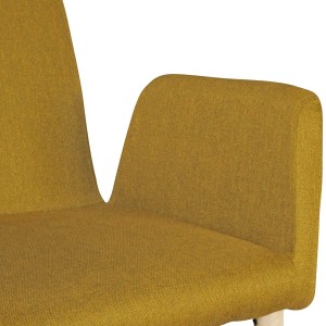 Lote de 2 Sillas de Confidente OMAR en color Amarillo
