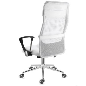 Silla de Oficina CAIRO, reposacabezas acolchado, en negro