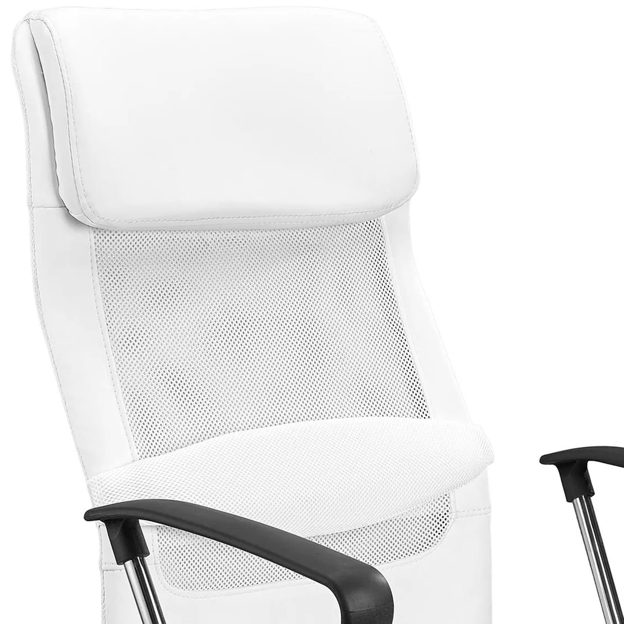 Silla de Oficina CAIRO, Reposacabezas Acolchado, Exclusiva Base de Metal, En Negro