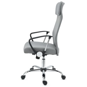 Silla de Oficina CAIRO, reposacabezas acolchado, en negro