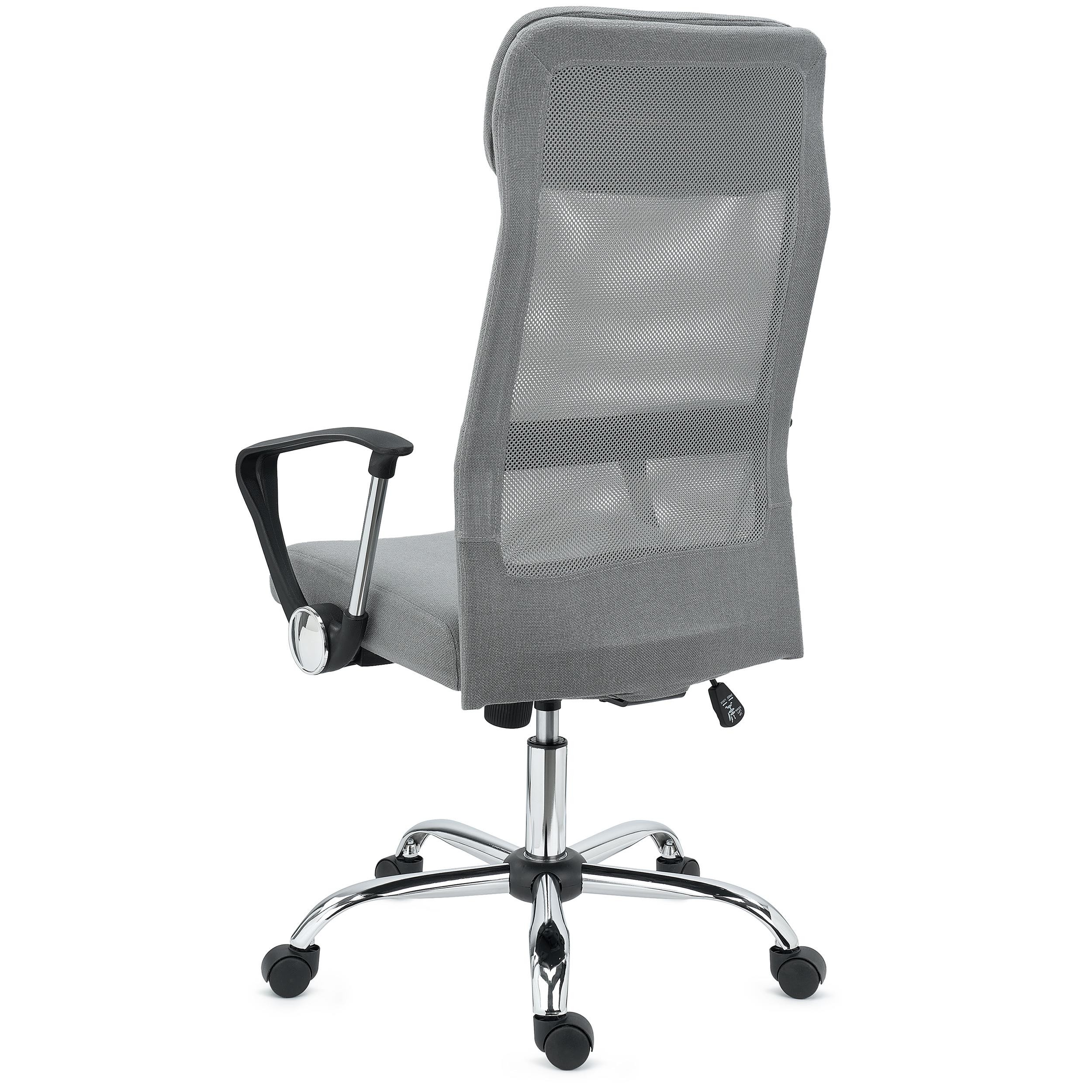 Silla de Oficina CAIRO, Reposacabezas Acolchado, Exclusiva Base de Metal, En Negro