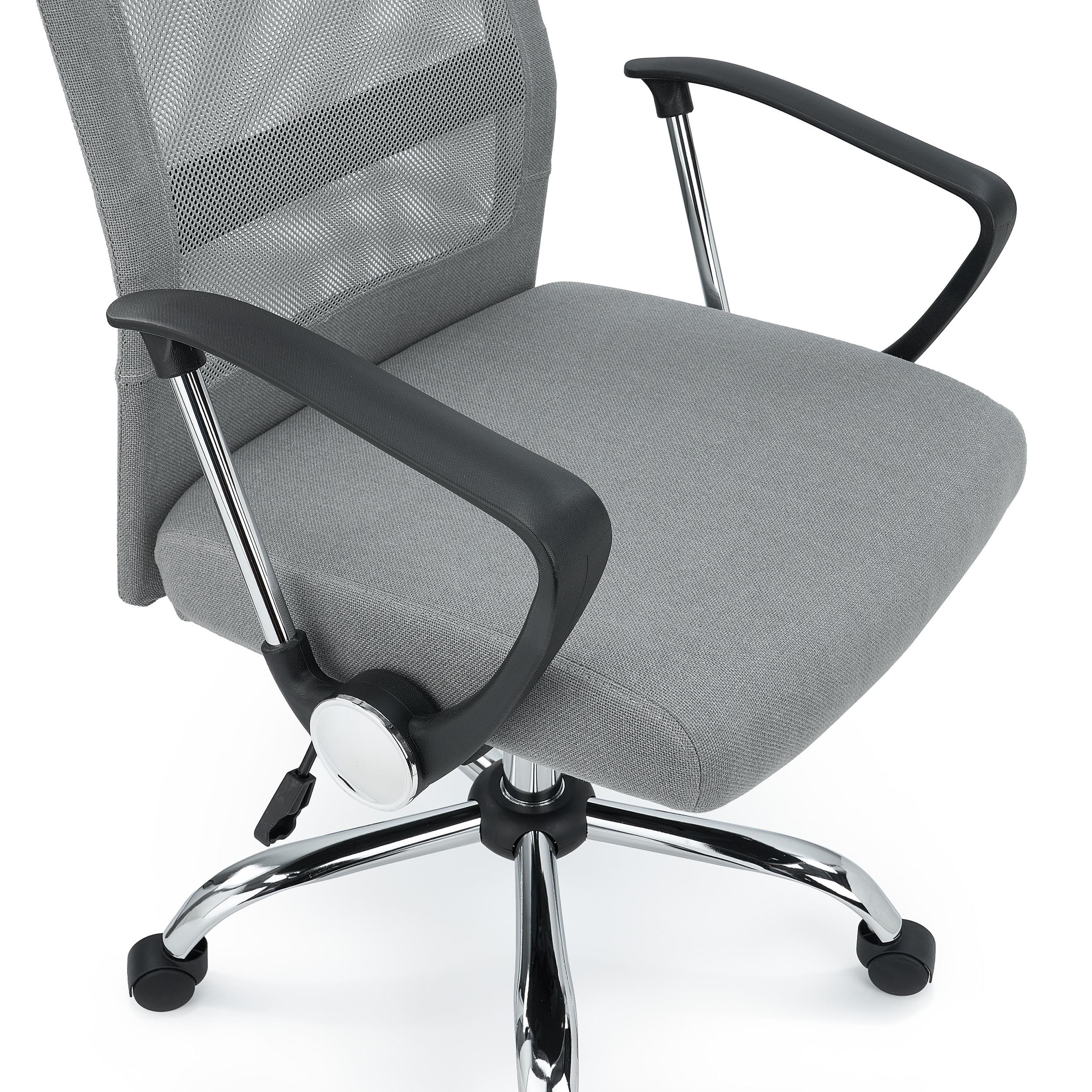 Silla de Oficina CAIRO, Reposacabezas Acolchado, Exclusiva Base de Metal, En Negro