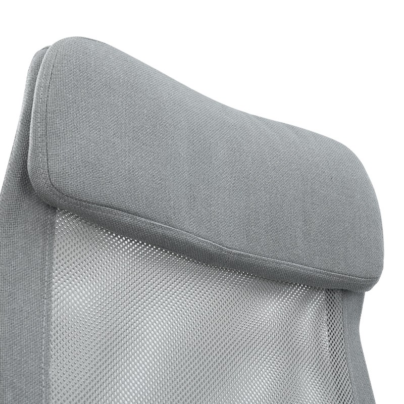 Silla de Oficina CAIRO, reposacabezas acolchado, en negro