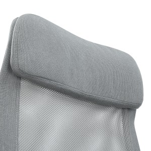 Silla de Oficina CAIRO, reposacabezas acolchado, en negro