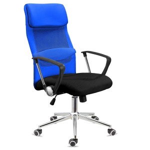Silla de Oficina CAIRO, reposacabezas acolchado, en negro