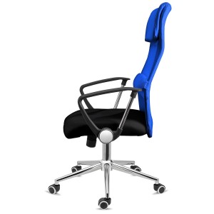 Silla de Oficina CAIRO, reposacabezas acolchado, en negro