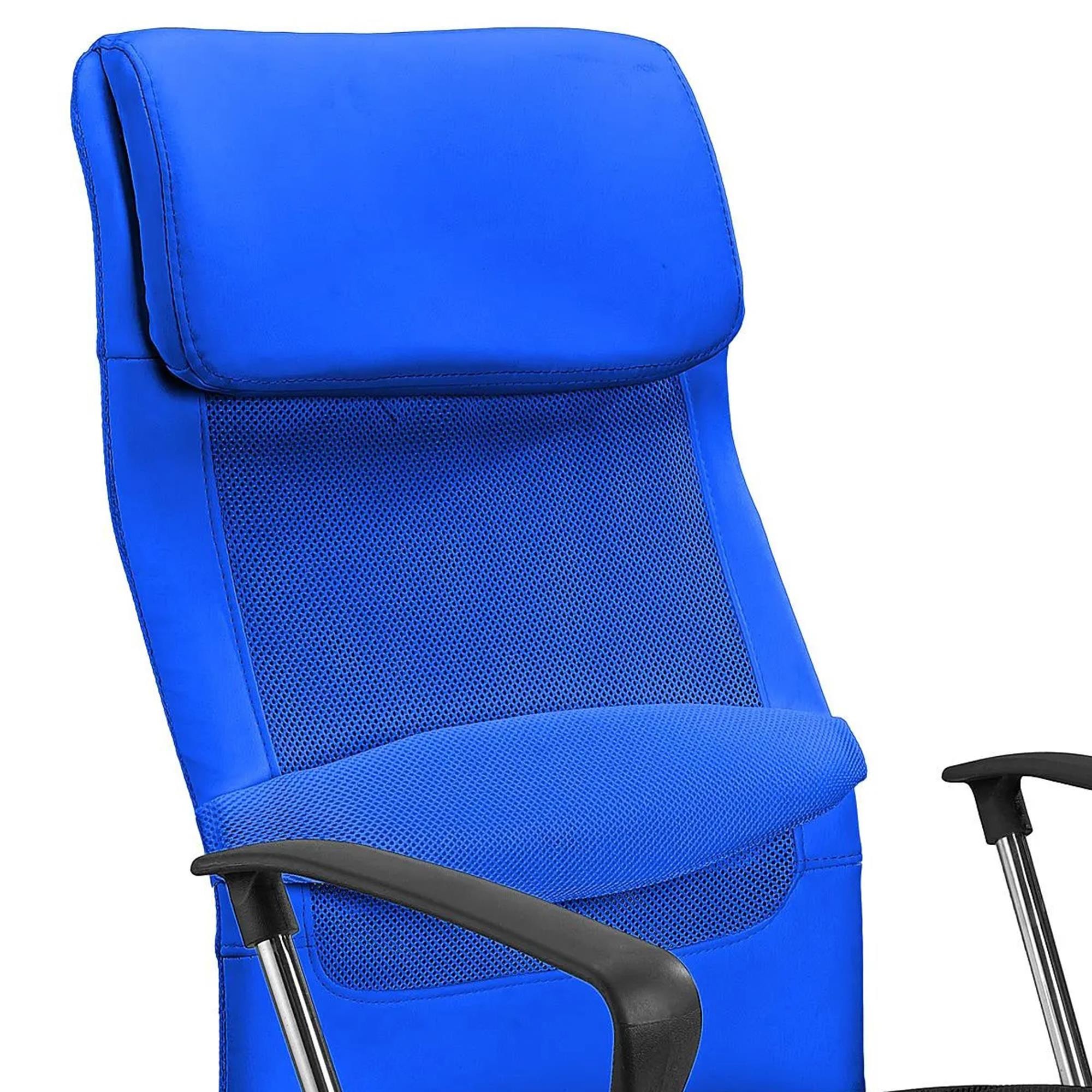 Silla de Oficina CAIRO, Reposacabezas Acolchado, Exclusiva Base de Metal, En Negro