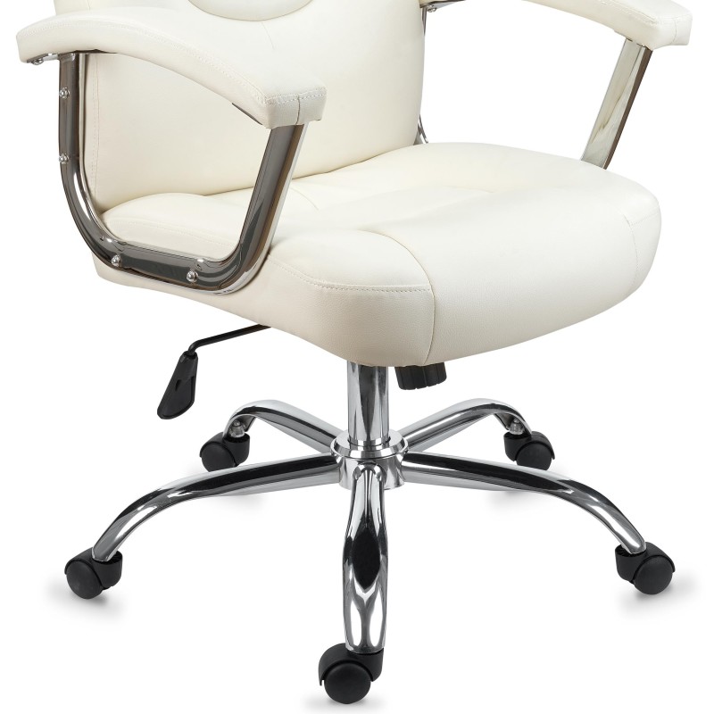 Sillón de oficina KALESI, cómodo y de calidad, en negro