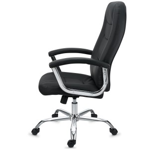 Sillón de oficina KALESI, cómodo y de calidad, en negro