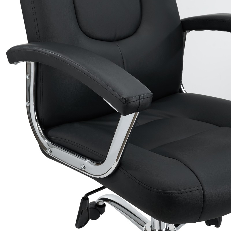 Sillón de oficina KALESI, cómodo y de calidad, en negro