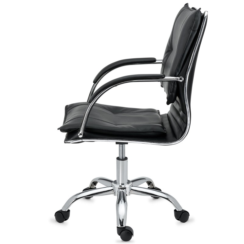 Sillón de oficina JIVA, cómodo y de calidad, en negro