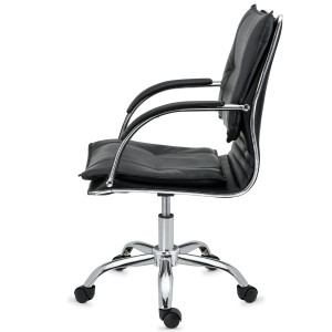 Sillón de oficina JIVA, cómodo y de calidad, en negro