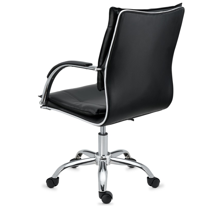 Sillón de oficina JIVA, cómodo y de calidad, en negro