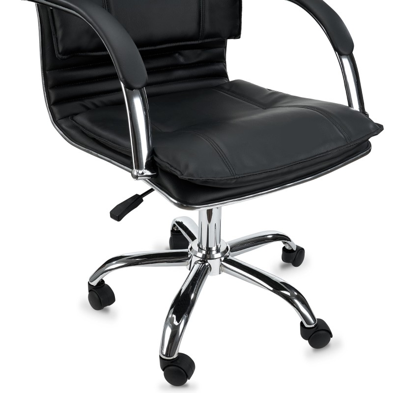 Sillón de oficina JIVA, cómodo y de calidad, en negro