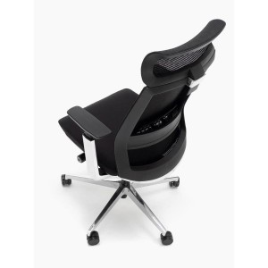 Silla ergonómica CALGARY, 100% ajustable, en negro