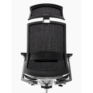 Silla ergonómica CALGARY, 100% ajustable, en negro