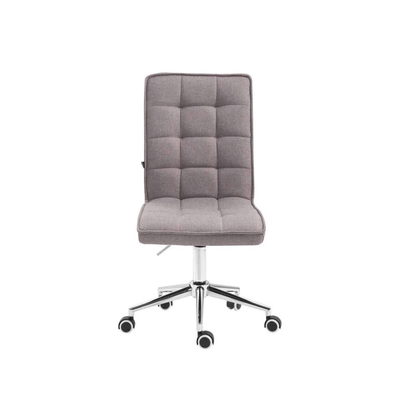 Silla de Oficina BASIR TELA, Ajustable en Altura, Color Negro