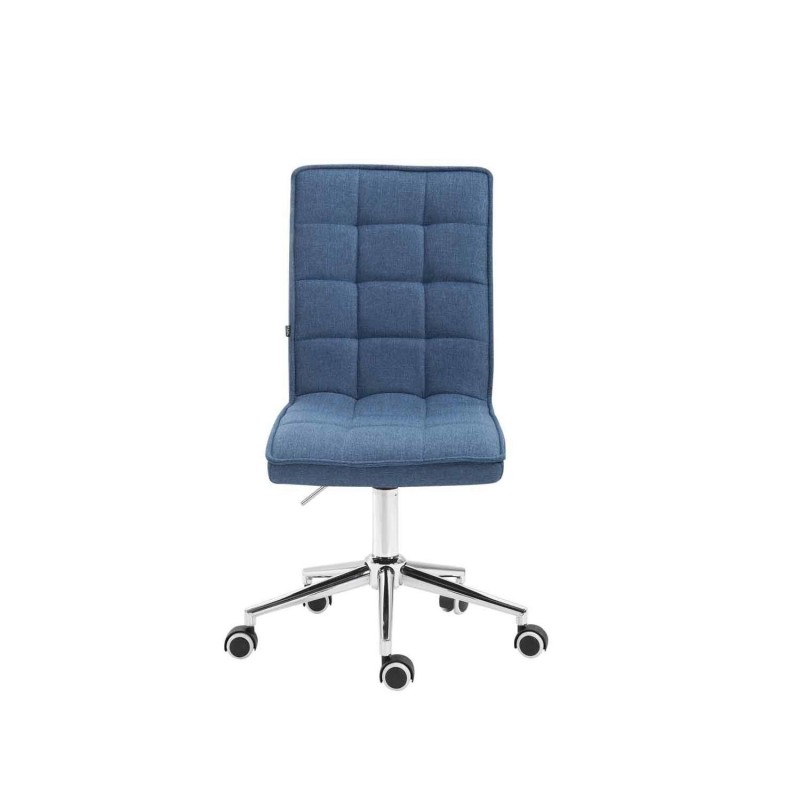 Silla de Oficina BASIR TELA, Ajustable en Altura, Color Negro