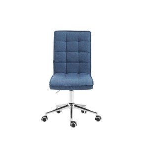 Silla de Oficina BASIR TELA, Ajustable en Altura, Color Negro