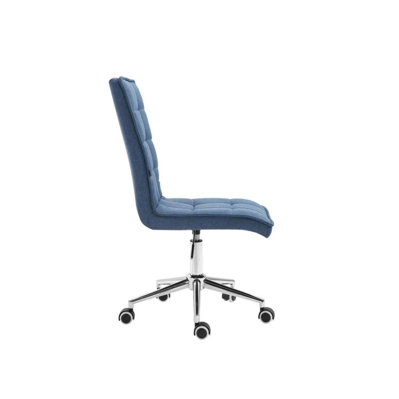 Silla de Oficina BASIR TELA, Ajustable en Altura, Color Negro