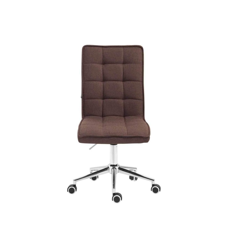 Silla de Oficina BASIR TELA, Ajustable en Altura, Color Negro