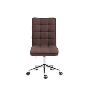 Silla de Oficina BASIR TELA, Ajustable en Altura, Color Negro